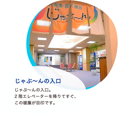 じゃぶ〜んの入口